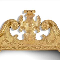 An attractive late George I giltwood mirror - 1430663