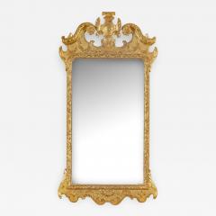 An attractive late George I giltwood mirror - 1431293