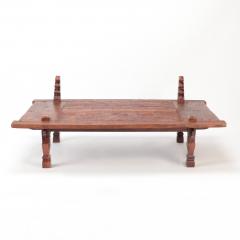 An early 19th century Indonesian Coffee Table Sewing Table solid teak - 2747652