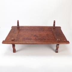 An early 19th century Indonesian Coffee Table Sewing Table solid teak - 2747653