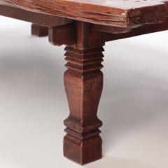 An early 19th century Indonesian Coffee Table Sewing Table solid teak - 2747657