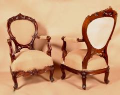 An exceptional and beautiful Victorian Cuba Mahogany 3 Piece Salon Suite - 3289954