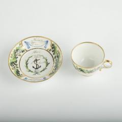 An important porcelain cup saucer from Admiral Lord Nelson s Baltic Service  - 3324508