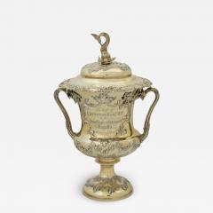 An impressive silver gilt Lyme Regis Charmouth Regatta Cup for 1846 - 3351499