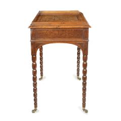 An oak and pollard oak writing table attributed to George Bullock - 3203108