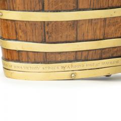 An oak spirit barrel made from H M S Victory timber 1890 - 3332198