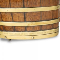 An oak spirit barrel made from H M S Victory timber 1890 - 3332199