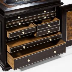 An unusual ebony bijouterie table cabinet - 3968644