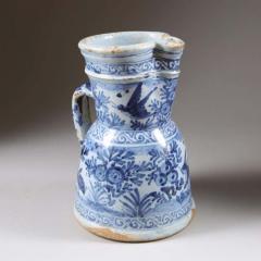 An unusual late 17th early 18th Century Delft Jug - 3447680