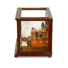 An unusual mirror backed model of a section of the steamship Catherine Govan - 3725307