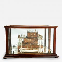 An unusual mirror backed model of a section of the steamship Catherine Govan - 3728695