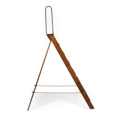 An unusual set of Victorian folding Walnut libarary steps - 4288029