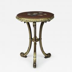 An unusual slate topped parcel gilt walnut table by William Turner Son - 3360610