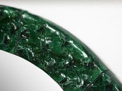 Ana Belen Castillo Green Glazed Ceramic Mirror by Ana Belen Castillo - 3087689