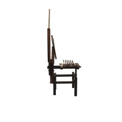 Anacleto Spazzapan Italian Sculptural Wooden Chairs Sono by Anacleto Spazzapan 1980s Set of Two - 4094207