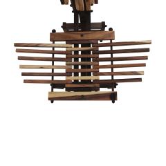 Anacleto Spazzapan Italian Sculptural Wooden Chairs Sono by Anacleto Spazzapan 1980s Set of Two - 4094210