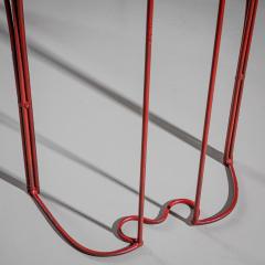 Anacleto Spazzapan Red Console Table by Anacleto Spazzapan Italy Mid 20th Century - 4548041