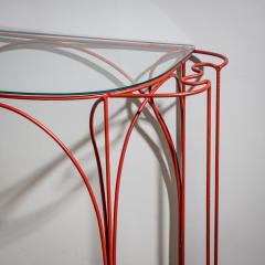 Anacleto Spazzapan Red Console Table by Anacleto Spazzapan Italy Mid 20th Century - 4548044