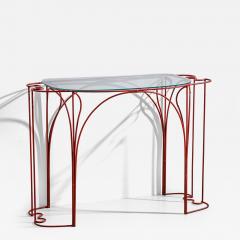 Anacleto Spazzapan Red Console Table by Anacleto Spazzapan Italy Mid 20th Century - 4548201