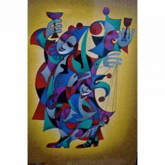 Anatole Krasnyansky Gold Framed Anatole Krasnyansky Painting - 1340844