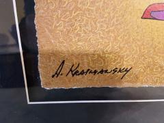 Anatole Krasnyansky Gold Framed Anatole Krasnyansky Painting - 1340847