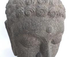 Ancient Carved Stone Buddha Head Sculpture Provenance Royal Athena Galleries NY - 3599483