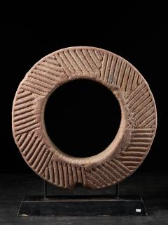 Ancient Red Stone Village Millstone probably from Ghana - 1998712