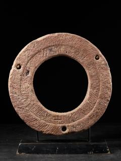 Ancient Red Stone Village Millstone probably from Ghana - 1998713