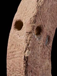 Ancient Red Stone Village Millstone probably from Ghana - 1998719