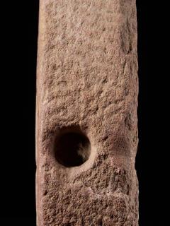 Ancient Red Stone Village Millstone probably from Ghana - 1998722