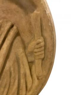 Ancient Roman Carved Marble Roundel - 4130112