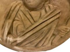 Ancient Roman Carved Marble Roundel - 4130185