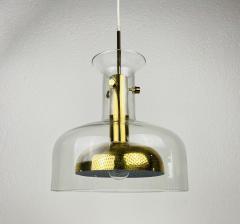 Anders Pehrson GLASS AND BRASS PENDANT LAMP BY ANDERS PEHRSON FOR ATELJE LYKTAN SWEDEN 1960S - 2088367