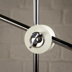 Anders Pehrson Leather and Chrome Simris Floor Lamp Atelj Lyktan Sweden 1970s - 4158907