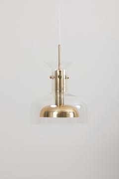 Anders Pehrson One of Six Crystal Pendant Lamp by Anders Pehrson for Atelje Lyktan - 1833270