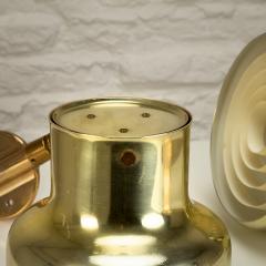 Anders Pehrson Pair of Brass Bumling Wall Lights Anders Pehrson Sweden 1970s - 2988239