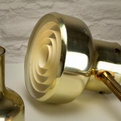 Anders Pehrson Pair of Brass Bumling Wall Lights Anders Pehrson Sweden 1970s - 2988242