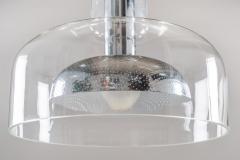 Anders Pehrson Scandinavian Pendant in Glass and Chrome by Anders Pehrson for Atelj Lyktan - 881158