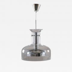 Anders Pehrson Scandinavian Pendant in Glass and Chrome by Anders Pehrson for Atelj Lyktan - 881699