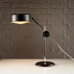 Anders Pehrson Simris Desk Lamp in Black Leather and Chrome Anders Pehrson Sweden 1970s - 4013102