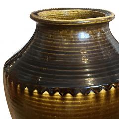 Andersson Johansson H gan s Large Vase in Flowing Brown Glaze by John Andersson for H gan s - 3560670