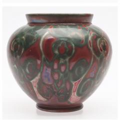 Andersson Johansson H gan s Luster Glazed Vase With Floral Design by Hoganas - 2527723