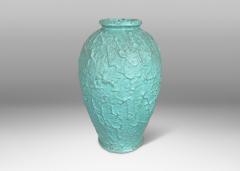 Andersson Johansson H gan s Monumental Textured Vase in Celadon Glaze by Ekeby - 3704973