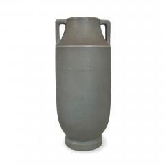 Andersson Johansson H gan s Tall Art Deco Handled Vase in Olive Gray by Hoganas - 3014070