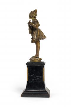 Andor Ruff Attrib Bronze Figural Sculpture - 4669821