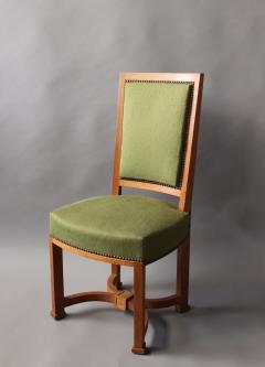 Andr Arbus 11 Fine French Art Deco Oak Side Chairs by Arbus 1 Armchair Available  - 621361