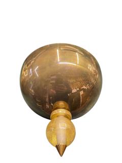 Andr Arbus 1960s Brass and Murano glass sconces by Andr Arbus - 4533149