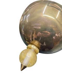 Andr Arbus 1960s Brass and Murano glass sconces by Andr Arbus - 4533155