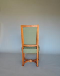 Andr Arbus 2 Fine French 1950s Solid Oak Chairs by Arbus - 3945168