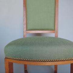 Andr Arbus 2 Fine French 1950s Solid Oak Chairs by Arbus - 3945172